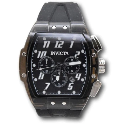 Reloj cronógrafo Invicta S1 Rally negro para hombre 47 mm caja transparente 45480 Foto 1 de 4