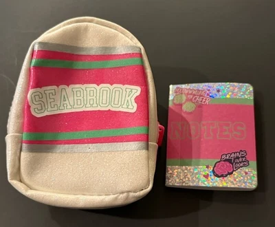 Disney Mini Backpack & Notebook 2022 ZOMBIES SEABROOK Fits Barbie’s 10” to 12” - Image 1 of 2