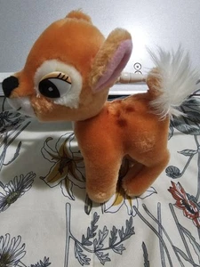 VINTAGE DISNEY BAMBI PLUSH * WALT DISNEY PRODUCTIONS * 7" TALL #3 - Picture 1 of 4