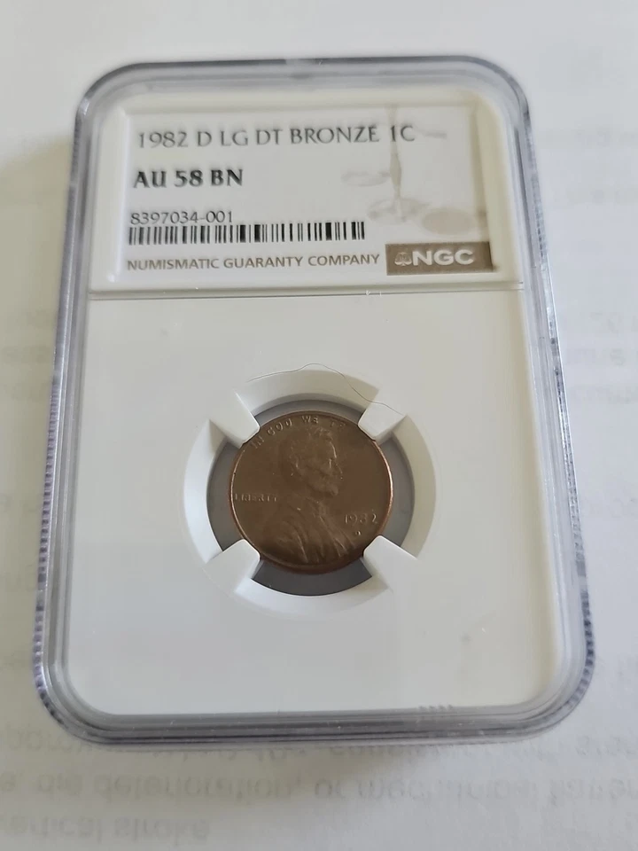1982 D LG Date bronze 1c - Image 1 of 2