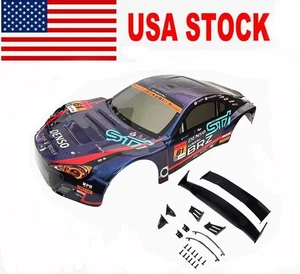 1/10 RC Painted On Road Drift Touring BRZ R&D Sport Car Body Shell 190mm - Picture 1 of 9