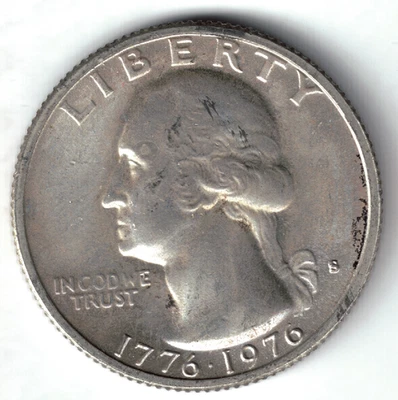 USA - 1976S - Washington ¼ $ - Bicentennial - Silver Issue - #21210 - Image 1 of 2