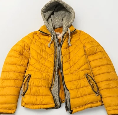 Women’s Puffer Jacket Junior with Detachable Fleece Hood Trending - Image 1 of 4