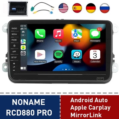 8" RCD330 RCD360 RCD880 PRO Carplay Android Auto Autoradio Stereo Für VW Golf - Bild 1 von 4