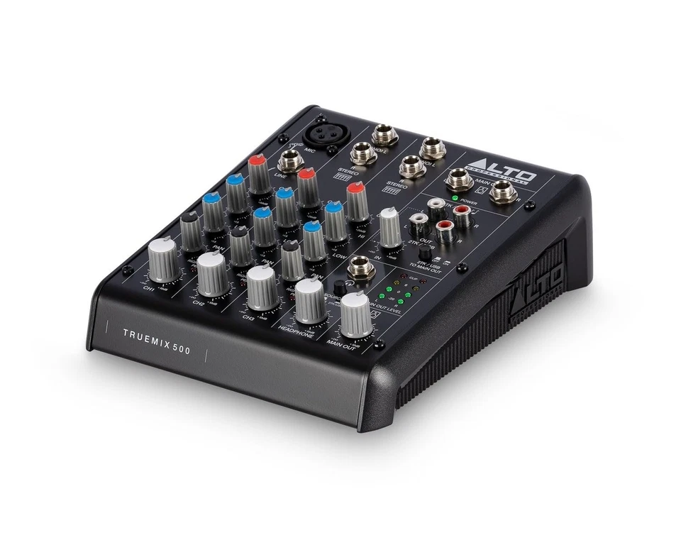 Alto TrueMix 500 - Audio Mixer with XLR Mic In and USB Audio Interface for Po... - Image 1 of 4