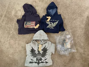(3) Denim & Supply Ralph Lauren Hoodies Small NWT Vintage patches Sweatshirts - Picture 1 of 9