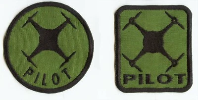 DRONE PILOT - 2 Patch Set #3 - DJI Mavic Phantom Inspire Mini 3 Pro Quadrocopter - Bild 1 von 4