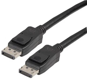 JOB LOT 50 x V1.4 DisplayPort Lead Cable Male to Male Lead 3m Locking Black 4K - Picture 1 of 1