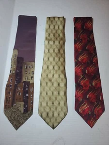 Vintage Jerry Garcia Grateful Dead Herren Krawatten 3 Stück GUC Sammler - Bild 1 von 9