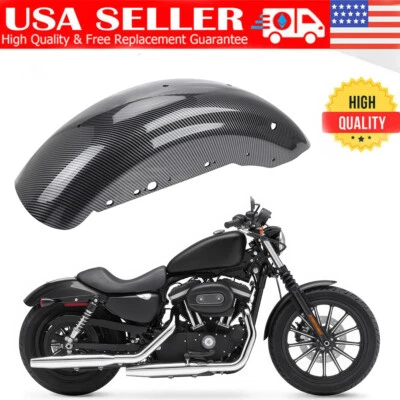 NUEVO guardabarros trasero de fibra de carbono para Harley Sportster 883 1200 2004-2025 EE. UU. Foto 1 de 4