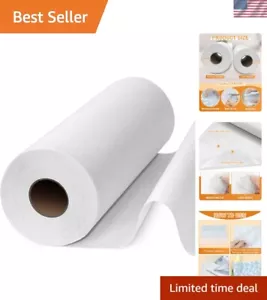 White Iron-On Non-Woven Fusible Interfacing: 11.6" x 30yd Non-Woven Interfaci... - Picture 1 of 7