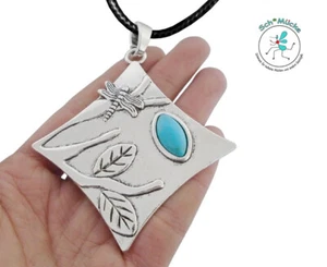 Halskette Anhänger Libelle 7,4 x 8,1 cm Glück Amulett Glücksbringer Geschenkidee - Bild 1 von 1