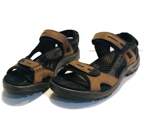 Sandali da uomo Ecco Off Road Yucatan in pelle marrone escursionismo acqua taglia 47 13 13 5