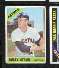 1966 O-Pee-Chee Baseball ***Set Break*** #106 Rusty Staub GOOD