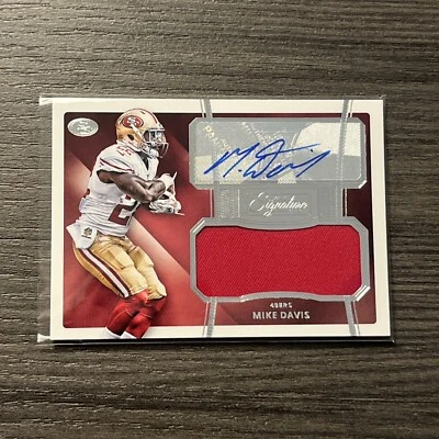 2015 Panini Donruss Mike Davis Signature Series RPA 49ers Rookie RC Auto #469 - Image 1 of 2