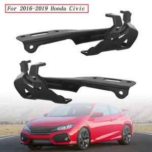 Left and Right Hood Hinge 2PCS For 16 17 18-2019 Honda Civic HO1236144 HO1236143 - Picture 1 of 10