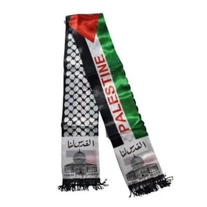 Palestine National Flag Bandana Keffiyeh Neck Scarf 1Pc - Picture 1 of 2