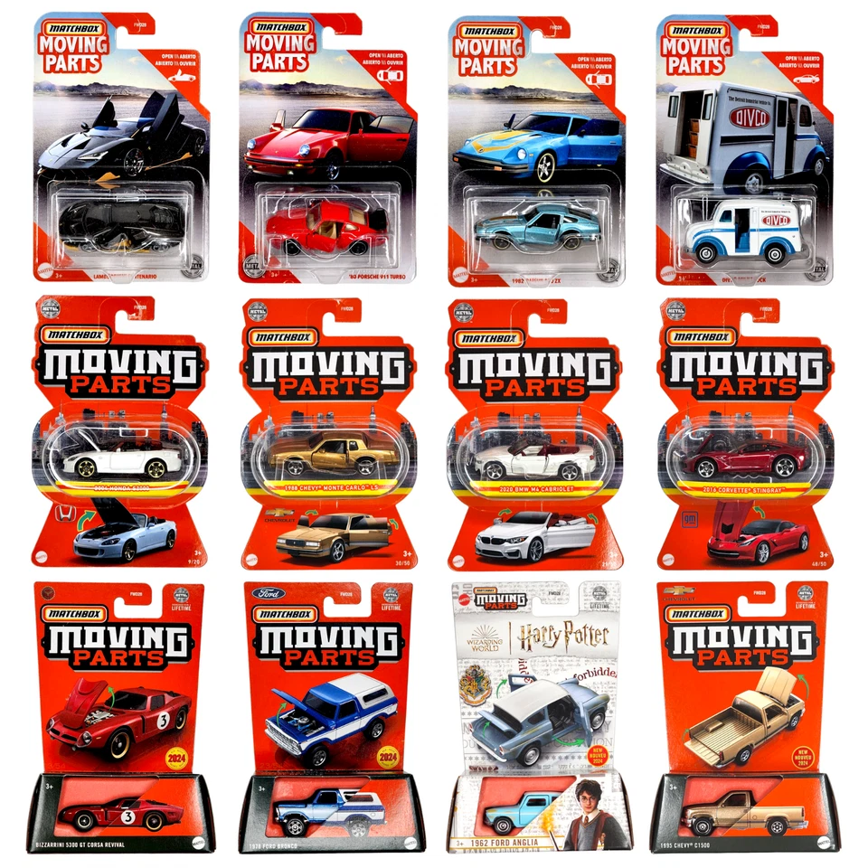 MATCHBOX Moving Parts 2019 - 2024 1/64 Scale - Super Chase - Diecast - You Pick - Image 1 of 1
