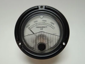 2-1/2" Phaostron Frequency Meter 1000-1300 HZ NSN: 6625-01-042-3263 PN: 2442666 - Picture 1 of 11