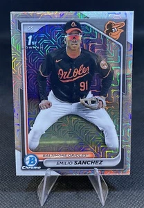 2024 Bowman Chrome Mojo Refractor Emilio Sanchez # BCP-241 Orioles - Picture 1 of 3