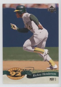 1993 Upper Deck Season Highlights Rickey Henderson #HI10 HOF