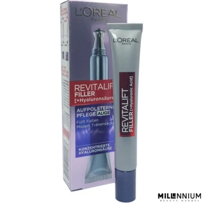 L'Oréal Paris RevitaLift Filler Augenpflege mit Hyaluron 15ml Loreal OVP - Bild 1 von 2