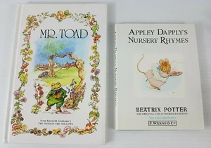 Beatrix Potter Appley Dapply's Nursery Rhymes & Mr Toad Books - Picture 1 of 2