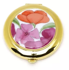 Estee Lauder Solid Perfume Powder Compact - "Fresh Flowers" Mint Condition - Picture 1 of 1