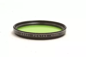 @ SakuraDo Camera @ Rare! @ Asahi Pentax YG Green 49mm Lens Filter Made in Japan - Picture 1 of 7