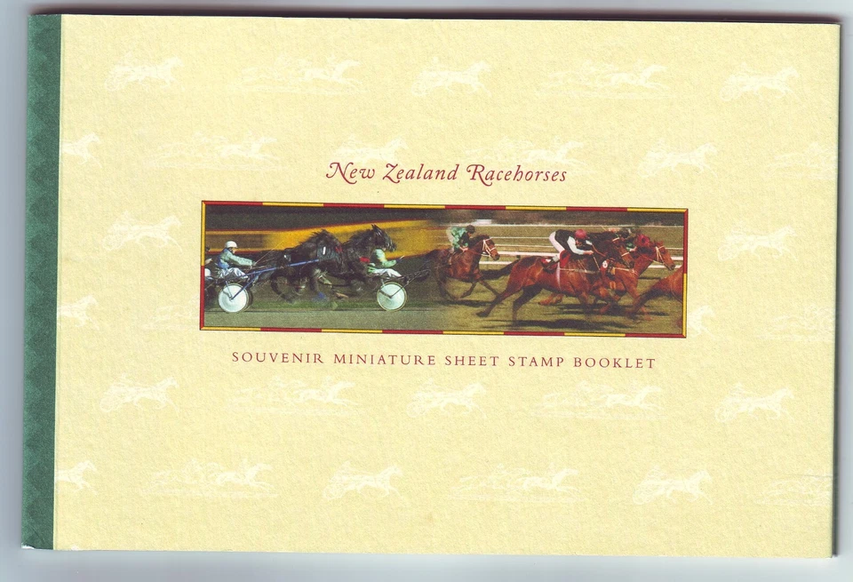 New Zealand - Racehorses m/s booklet 1996(M) - Image 1 of 1