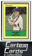 Paul Meyer 1991 ProCards #3823  Kingsport Mets