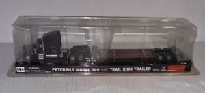 Norscot Toy, PETERBILT 389 SEMI TRACTOR / TRAIL KING LOWBOY TRAILER (1/87) - Picture 1 of 4