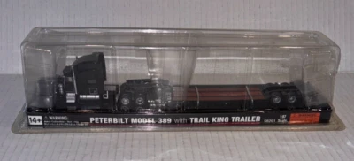 Norscot Toy, PETERBILT 389 SEMI TRACTOR / TRAIL KING LOWBOY TRAILER  (1/87) - Image 1 of 4