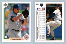 Roger Clemens - Red Sox #655 Upper Deck 1991 Baseball Trading Card