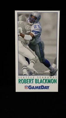 1992    Robert Blackmon        Seattle Seahawks  GameDay Card  #90 - Image 1 of 2
