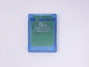 Tarjeta de memoria oficial Sony Playstation 2 PS2 8 MB SCPH-10020 OEM azul - Imagen 1 de 2
