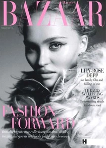 Harper's Bazaar Magazine: Lily-Rose Depp, Karl Lagerfeld, Isla Fisher, Feb 2025 - Picture 1 of 3