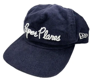 Roc-Nation X New Era Paper Planes Corduroy The Golfer Snapback Hat Cap Blue NWOT - Picture 1 of 7