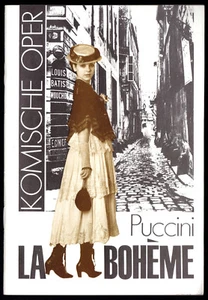 Theaterprogramm, Komische Oper Berlin, La Bohème, 1986 - Bild 1 von 1