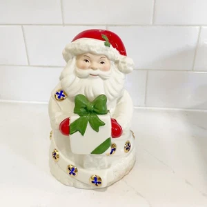 Lenox North Pole Sparkle Light Up Santa Color Changing Figurine Christmas X-mas - Picture 1 of 11