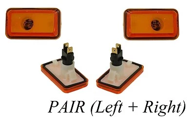 Par de indicadores intermitentes de giro izquierda + derecha AUDI 80 90 4000; 100 200 5000; A6 (C4) Foto 1 de 2