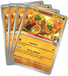 x4 Ethan's Sudowoodo - 093/182 - Destined Rivals - NM/M - Pokemon - English - Picture 1 of 1