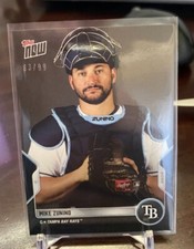2022 MLB Topps Now Road To Opening Day Mike Zunino Black #83/99 Rays