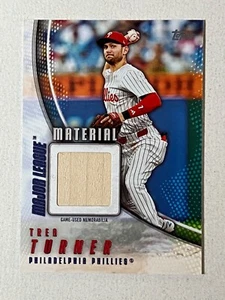 2025 Topps Series 1 Relic GU Bat Trea Turner Philadelphia Phillies - Picture 1 of 2