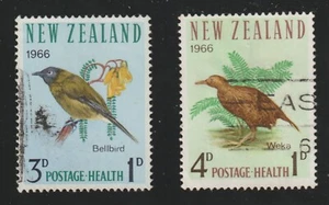 New Zealand 1966 #B71-72 Semi-postal (Birds) - Used - Picture 1 of 4