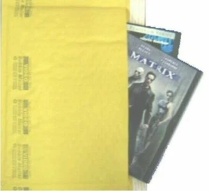 25 buste postali #DVD 12" x 7,5" Kraft foderate a bolle autosigillanti spedizione gratuita - Foto 1 di 1