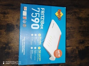 AVM FRITZ!Box 7590 AX 300Mbps Dual Band Modem Wi-Fi Router - Bianco - Photo 1/2
