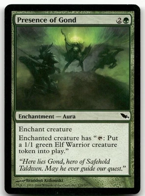 Presence of Gond #125 (NM) Shadowmoor SHM Magic MTG - Image 1 of 2