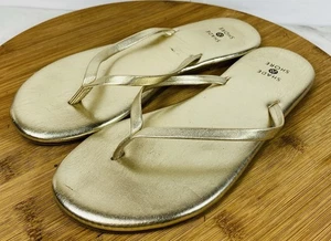 Sandalias chanclas doradas Shade And Shore para mujer talla 6 - Imagen 1 de 6