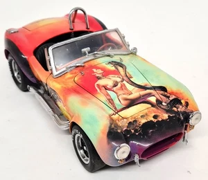 Franklin 1/24 - Shelby Cobra 427 Mistress of Fire Airbrushed Scale Model Car - Picture 1 of 14